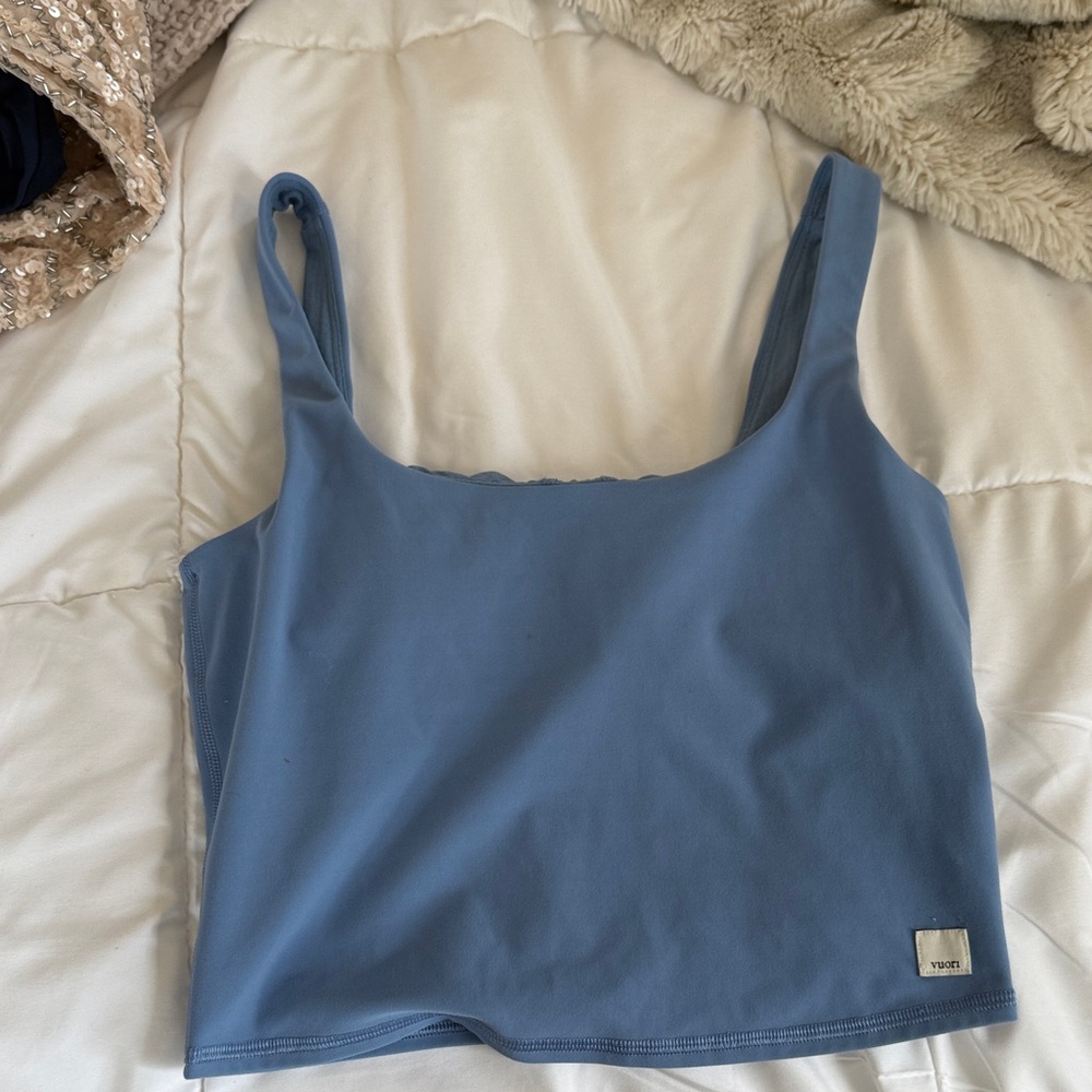 Vuori Slate Blue Athletic Tank